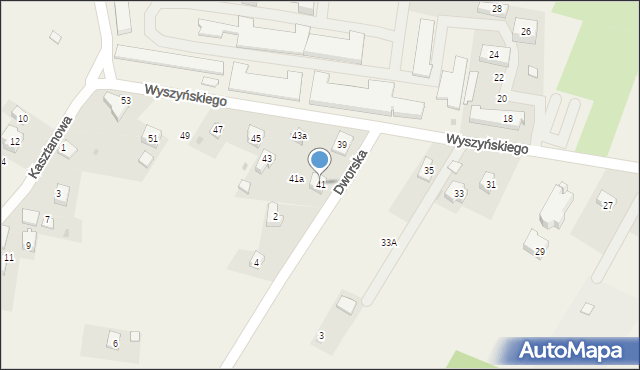 Żurawica, Wyszyńskiego Stefana, ks. kard., 41, mapa Żurawica