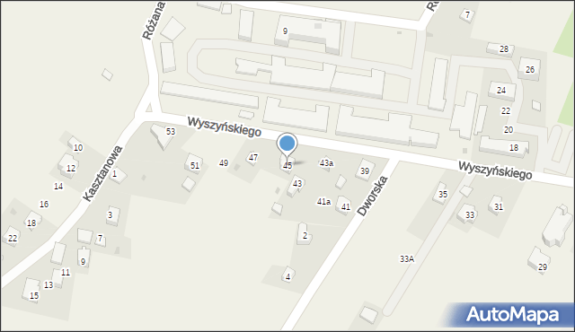 Żurawica, Wyszyńskiego Stefana, ks. kard., 45, mapa Żurawica