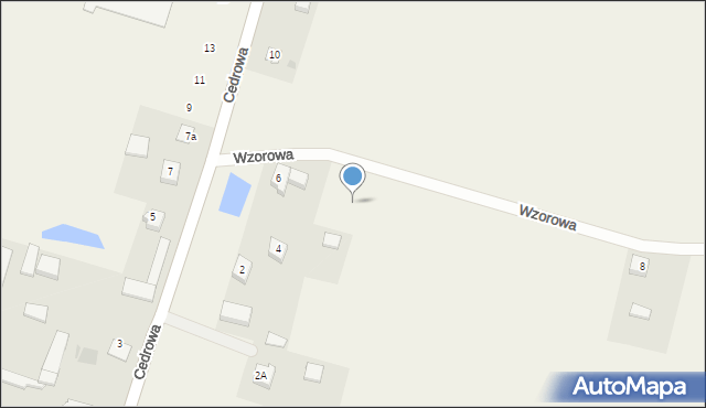 Długie Pole, Wzorowa, 4, mapa Długie Pole