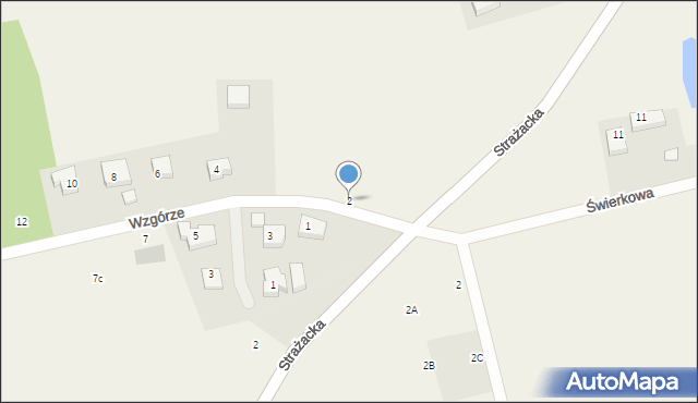 Rębiska, Wzgórze, 2, mapa Rębiska