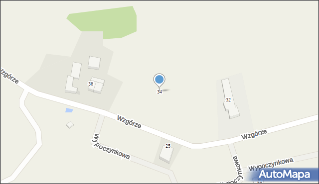 Rębiska, Wzgórze, 34, mapa Rębiska