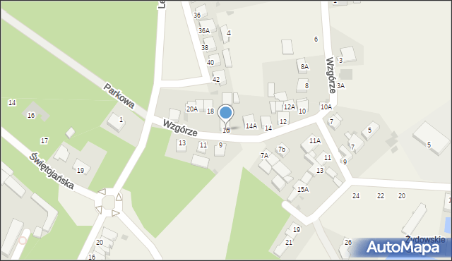 Sierakowo, Wzgórze, 16, mapa Sierakowo