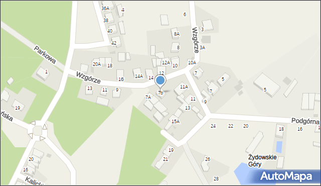 Sierakowo, Wzgórze, 7b, mapa Sierakowo