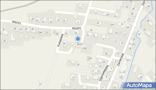 Spytkowice, Wzory, 27, mapa Spytkowice