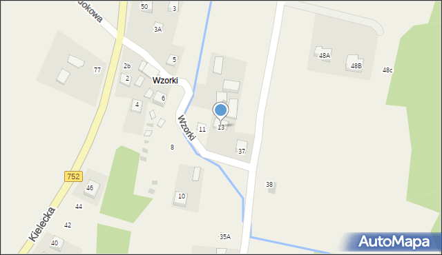 Święta Katarzyna, Wzorki, 13, mapa Święta Katarzyna