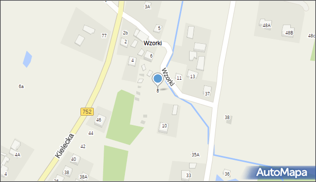 Święta Katarzyna, Wzorki, 8, mapa Święta Katarzyna