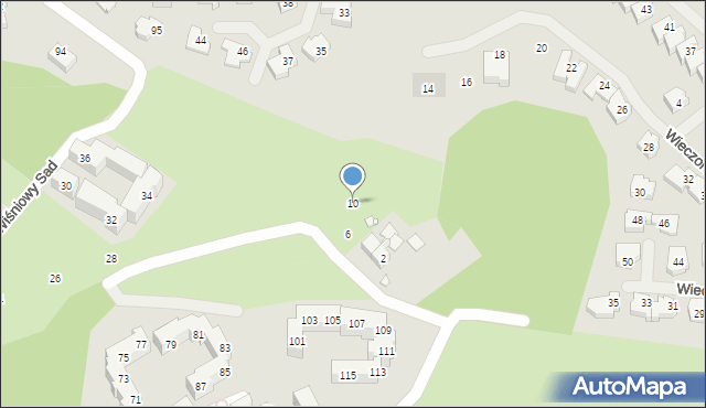 Szczecin, Wzgórze Arkońskie, 10, mapa Szczecina