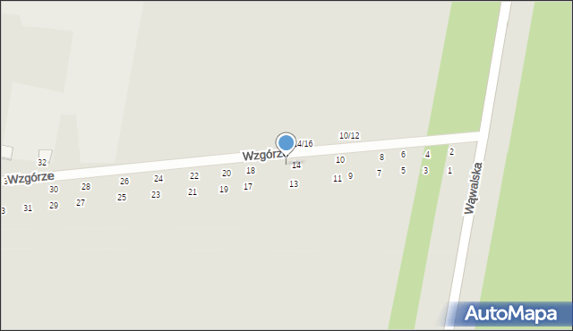 Tomaszów Mazowiecki, Wzgórze, 16, mapa Tomaszów Mazowiecki