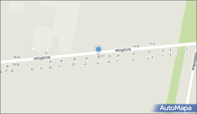 Tomaszów Mazowiecki, Wzgórze, 22, mapa Tomaszów Mazowiecki