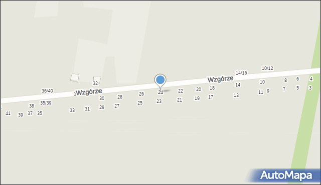 Tomaszów Mazowiecki, Wzgórze, 24, mapa Tomaszów Mazowiecki
