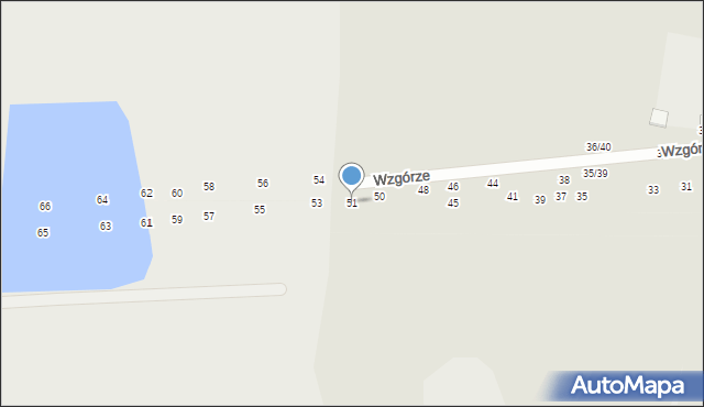 Tomaszów Mazowiecki, Wzgórze, 51, mapa Tomaszów Mazowiecki