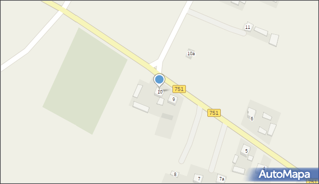 Wzdół-Kolonia, Wzdół-Kolonia, 10, mapa Wzdół-Kolonia