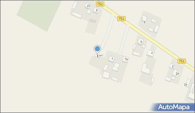 Wzdół-Kolonia, Wzdół-Kolonia, 8, mapa Wzdół-Kolonia