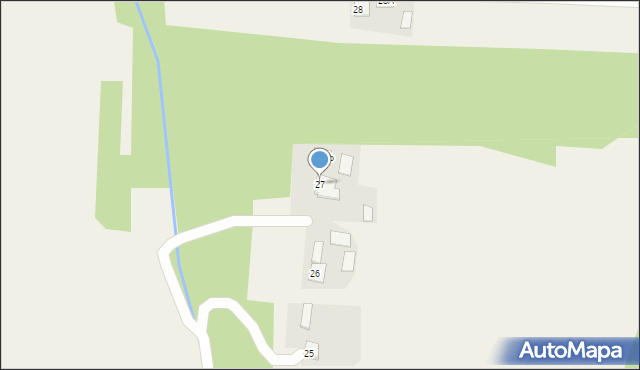 Wzdół-Parcele, Wzdół-Parcele, 27, mapa Wzdół-Parcele