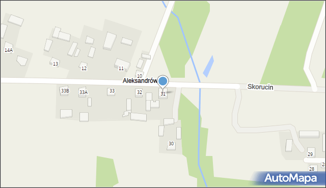 Wzdół-Parcele, Wzdół-Parcele, 31, mapa Wzdół-Parcele