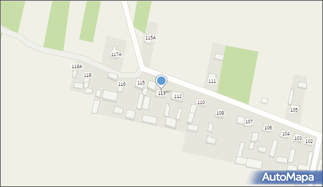 Wzdół Rządowy, Wzdół Rządowy, 113, mapa Wzdół Rządowy