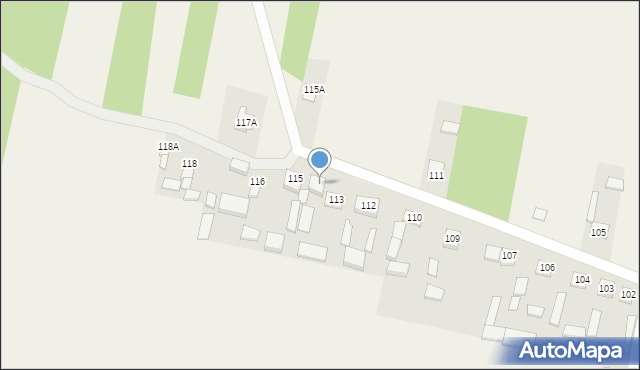 Wzdół Rządowy, Wzdół Rządowy, 114, mapa Wzdół Rządowy