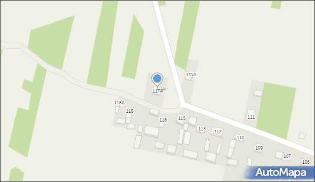 Wzdół Rządowy, Wzdół Rządowy, 117A, mapa Wzdół Rządowy