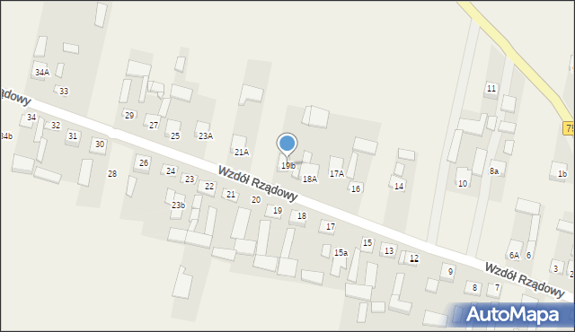 Wzdół Rządowy, Wzdół Rządowy, 19b, mapa Wzdół Rządowy