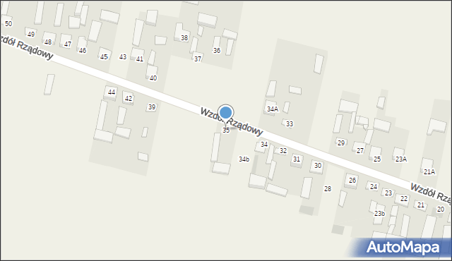 Wzdół Rządowy, Wzdół Rządowy, 35, mapa Wzdół Rządowy
