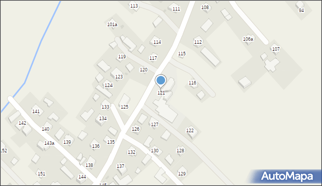Wzdów, Wzdów, 121, mapa Wzdów