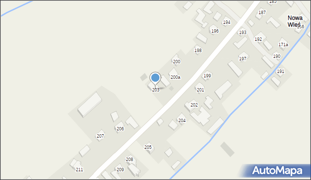 Wzdów, Wzdów, 203, mapa Wzdów
