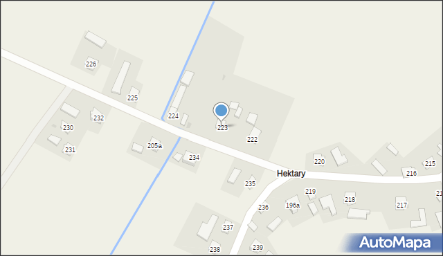 Wzdów, Wzdów, 223, mapa Wzdów