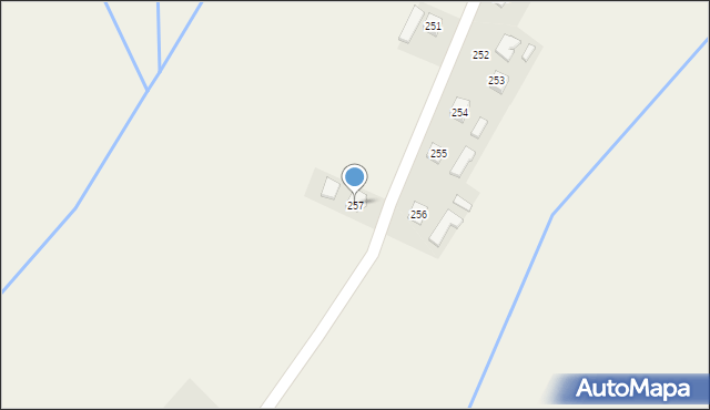 Wzdów, Wzdów, 257, mapa Wzdów