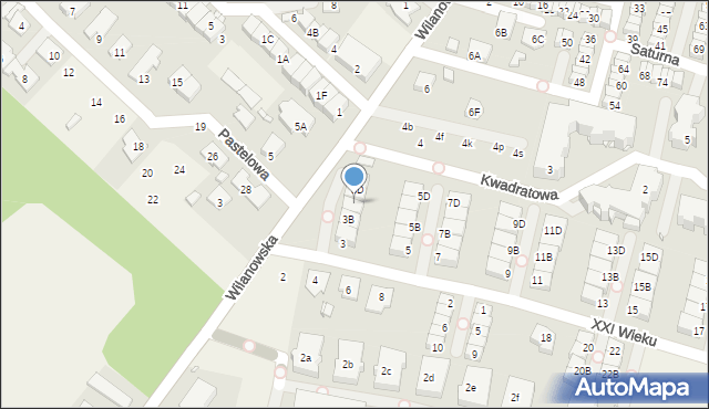 Józefosław, XXI Wieku, 3C, mapa Józefosław