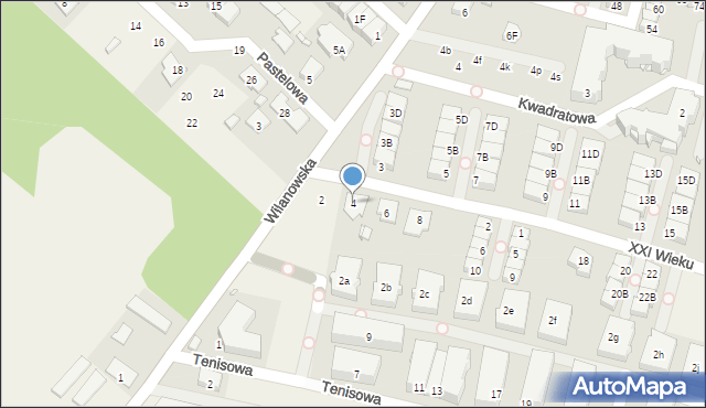 Józefosław, XXI Wieku, 4, mapa Józefosław