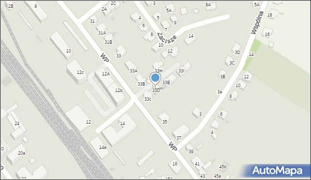 Aleksandrów Kujawski, Zacisze, 33D, mapa Aleksandrów Kujawski