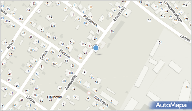 Aleksandrów Kujawski, Zawackiej-Zo Elżbiety, gen., 1c, mapa Aleksandrów Kujawski