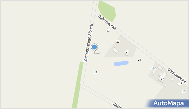 Arciechów, Zachodzącego Słońca, 22, mapa Arciechów