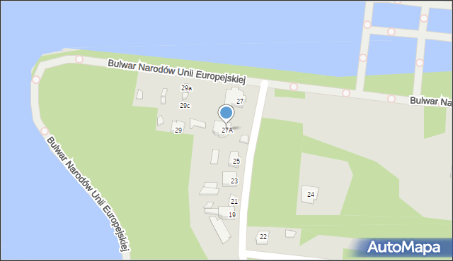 Augustów, Zarzecze, 27A, mapa Augustów