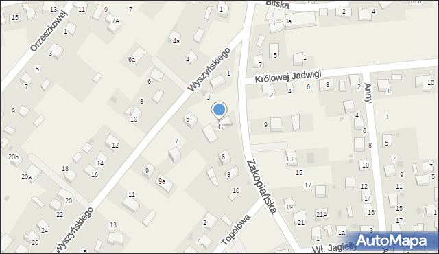 Babice, Zakopiańska, 4, mapa Babice