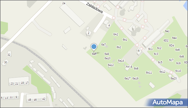 Babice, Zakładowa, 6a5, mapa Babice