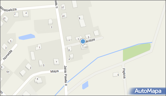 Bądkowo Kościelne, Zacisze, 2, mapa Bądkowo Kościelne