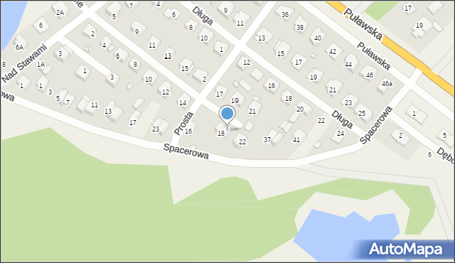 Baniocha, Zakole, 20, mapa Baniocha