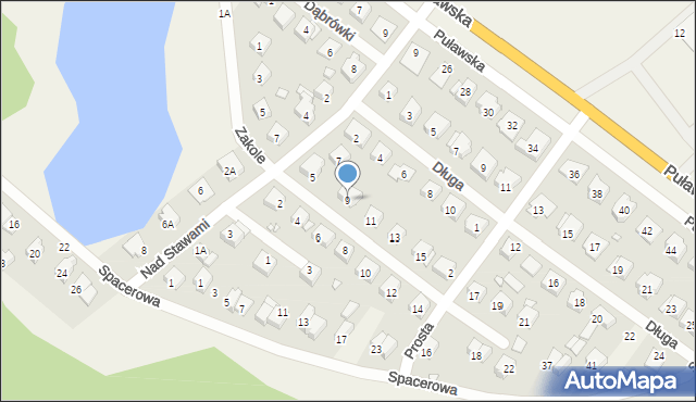 Baniocha, Zakole, 9, mapa Baniocha