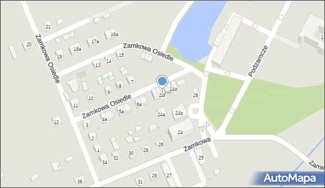 Baranów Sandomierski, Zamkowa Osiedle, 24c/4, mapa Baranów Sandomierski