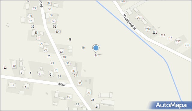 Baranówka, Zarzecze, 44, mapa Baranówka