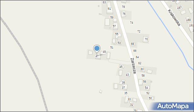 Baranówka, Zarzecze, 47, mapa Baranówka