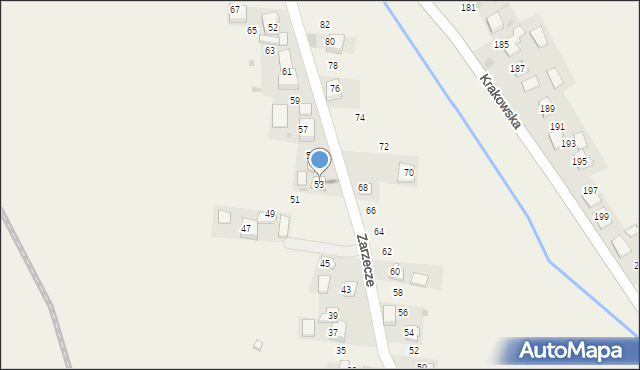 Baranówka, Zarzecze, 53, mapa Baranówka