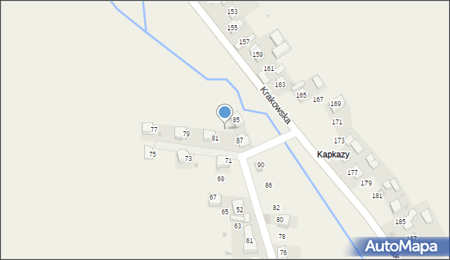 Baranówka, Zarzecze, 83, mapa Baranówka