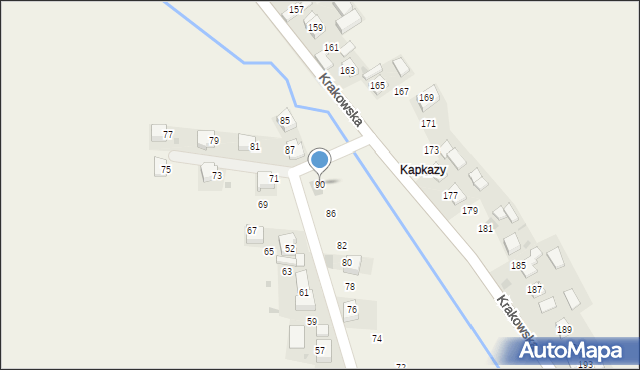 Baranówka, Zarzecze, 90, mapa Baranówka