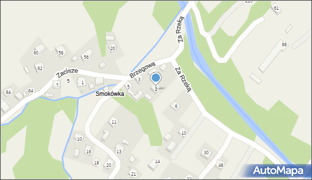 Biertowice, Za Rzeką, 2, mapa Biertowice