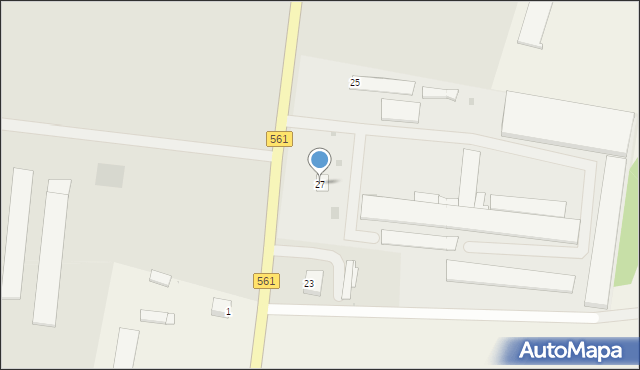 Bieżuń, Zawidzka, 27, mapa Bieżuń