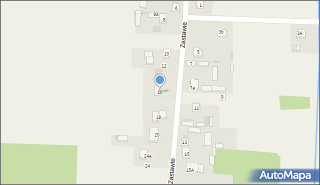 Bilcza, Zastawie, 16, mapa Bilcza