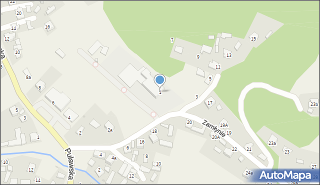 Bochotnica, Zamłynie, 1, mapa Bochotnica