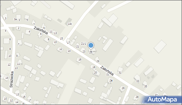 Boćki, Załońska, 25, mapa Boćki